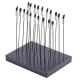 Base com 20 suportes para pintura com aerógrafo