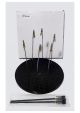 Base com 10 suportes para pintura com aerógrafo