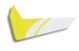 Leme (tail set) de helicóptero Solo PRO 328 - Amarelo