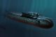 Russian Navy SSGN Oscar II Class Kursk Cruise Missile Submarine - 1/350