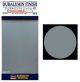 Folha de decalque para detalhes e acabamento de plastimodelos - Blue Matte Silver (90mm x 200mm)