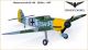 Messerschmitt Bf 109 1,82 m - 71,7 pol. - 20/26cc - Com trem elétrico retrátil - ARF